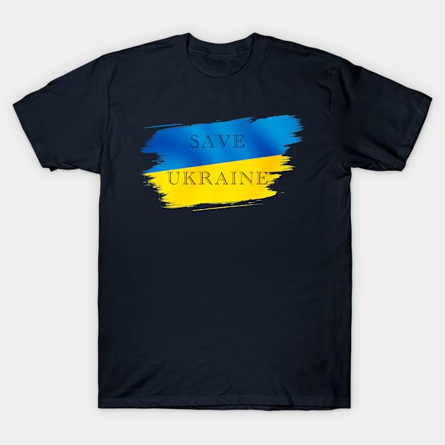 Stand with Ukraine T-Shirt by Happy Art Designs